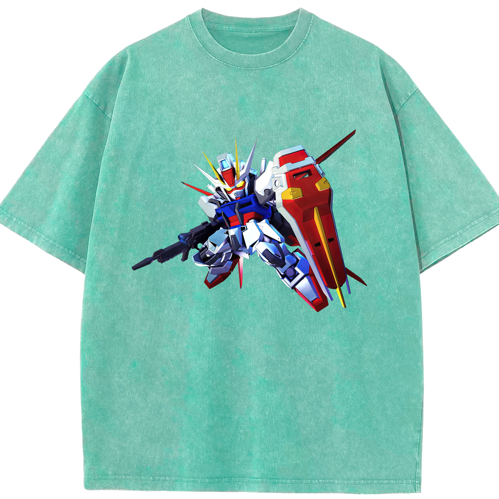 （画像用） 機動戦士ガンダム Mobile Suit Gundam 綿100% ヴィンテージ風 半袖Tシャツ（フロントプリント）
